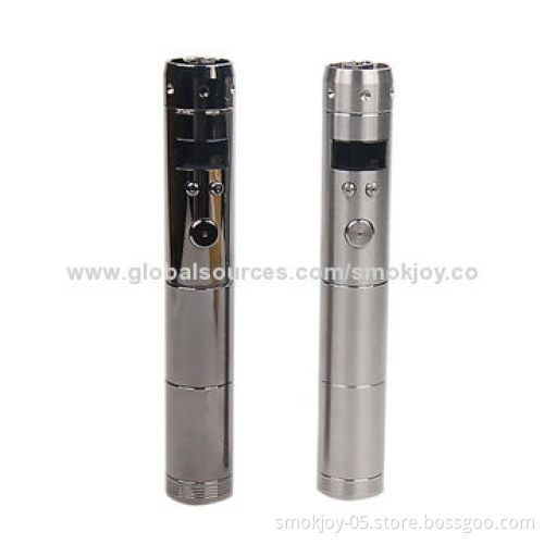 Smokjoy Stainless/Chrome Battery Tube Vamo V5 Starter Kit with 900/1,800/2,200mAh Battery Capacity